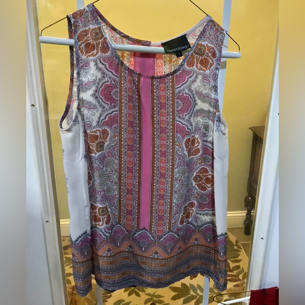 Cynthia Rowley Button Back Top SMALL